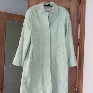 Panache Gingham Trench/Rain Coat